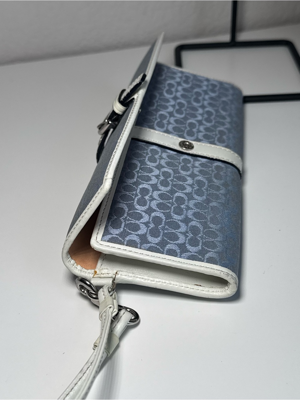 Vintage 2006 Coach Y2K Soho Signature Clutch Wallet - Gem